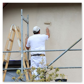 Peinture de façade réalisée par Artisan JP, peintre à Angoulême